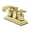Kingston Brass KB4642DX 4-Inch Centerset Bathroom Faucet with Retail Pop-Up, Polished Brass KB4642DX - alternate 1